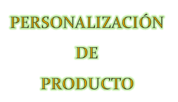 Personalización de Producto