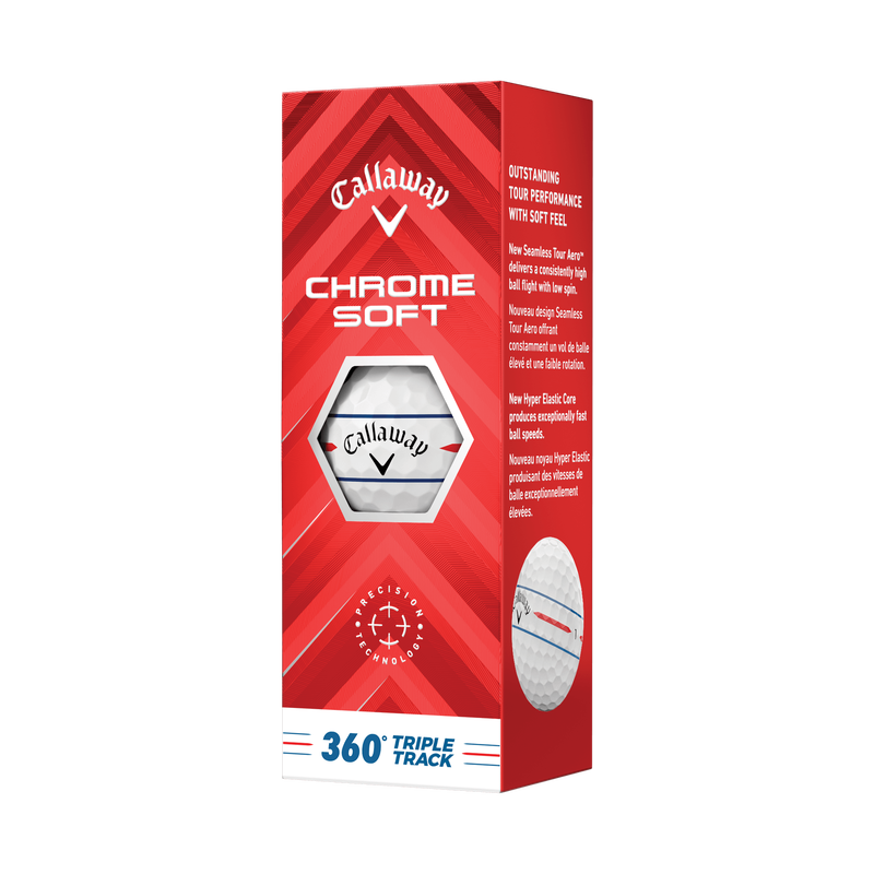 Pelota Callaway Chrome Soft 360 Triple Track 24