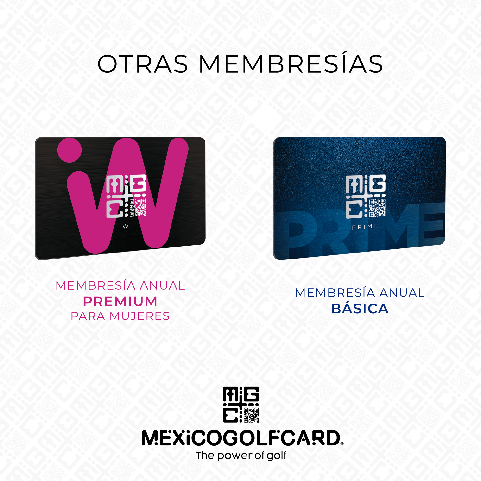 BLACK - Membresía Anual para Caballeros de Mexico Golf Card