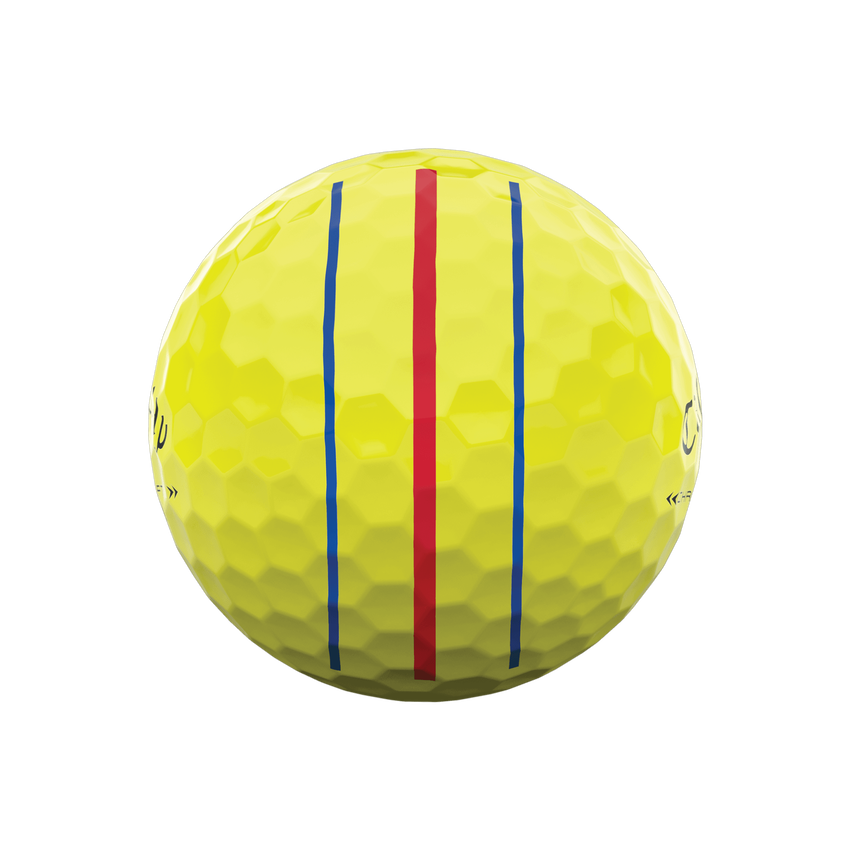 Pelota Callaway Chrome Soft X LS Triple Track Yellow