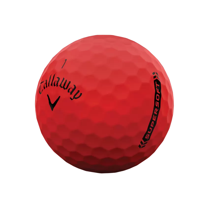 Pelota Callaway Supersoft Matte Red 23