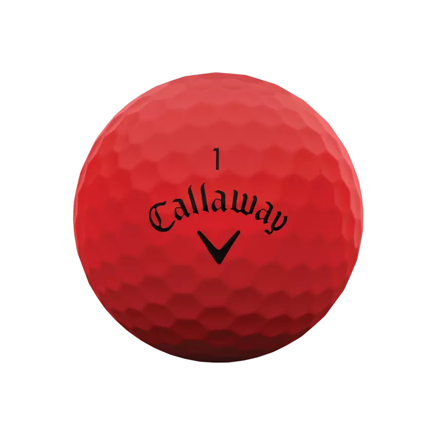 Pelota Callaway Supersoft Matte Red 23